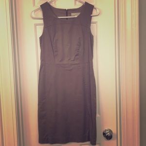 LOFT gray sheath dress
